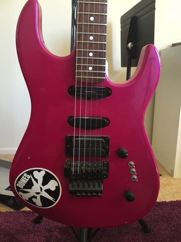 BC Rich ST-III 80's Hot Pink Strat-Style Guitar - Bitchin' Shredder Guitar - MUST SEE image 1