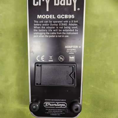 Dunlop GCB95 Cry Baby Standard Wah 1982 - Present - Black image 4