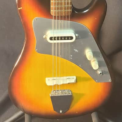 Guyatone Short scale 1960,s to early 1970's - Tobacco brown burst image 1