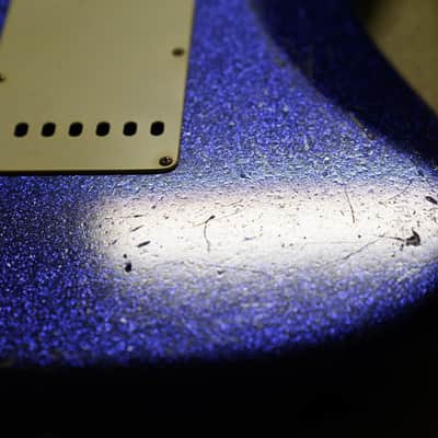 Fender Custom Shop Dennis Galuszka Masterbuilt 60 Stratocaster Relic Brazilian Rosewood Purple Sparkle Josefina Pickups image 19