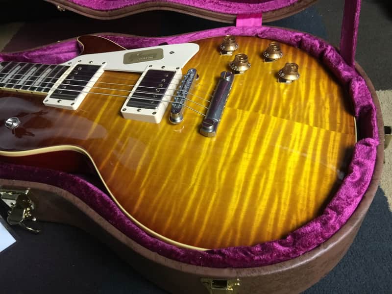 Gibson 2013 Les Paul 1959 Reissue Vic DaPra "Shadows of 59" Burst R9 image 1