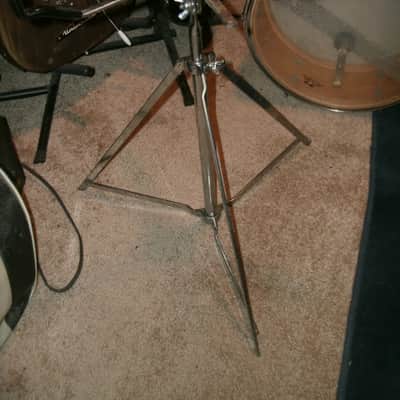 1965 Leedy No. 1161 Frank Capp Model snare drum - White Marine Pearl with Broadway stand image 11
