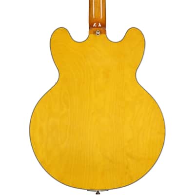 Epiphone Sheraton Semi-Hollowbody Electric Guitar (with Gig Bag), Natural, with Gold Hardware, Open Box (Very Good) image 7