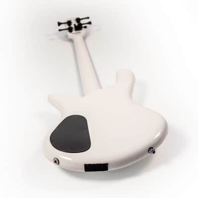 Spector White Casper 4 String Bass Owned by Rex Brown of Pantera image 16