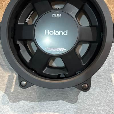 Roland PD-108-BC V-Pad 10" Dual Trigger Mesh Drum Pad 2010s - Black Chrome image 2