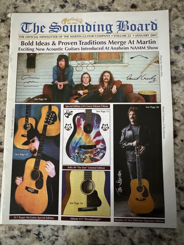 Martin Sounding Board 2007 D-42 HD-16 28 authentic M 38 OM-21 image 1