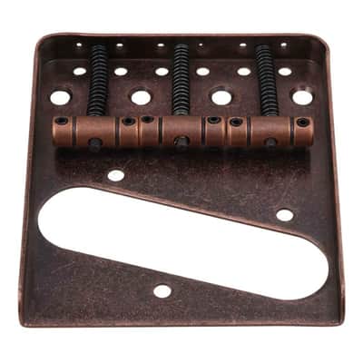 Vintage Relic Bronze Guitar Telecaster Tele Style Bridge image 1