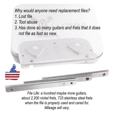 Fret Leveling System - FretMaestro Replacement Diamond Files image 3