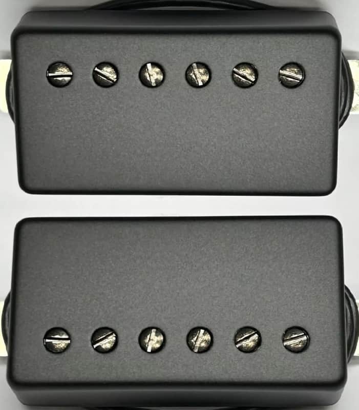 Seymour Duncan Black Winter Trembucker Bridge Pickup Set Powdercoat Matte Black Covered Humbucker image 1