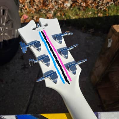 D'Angelico Premier EXL-1 Hollow Body Archtop 2010s - White image 10