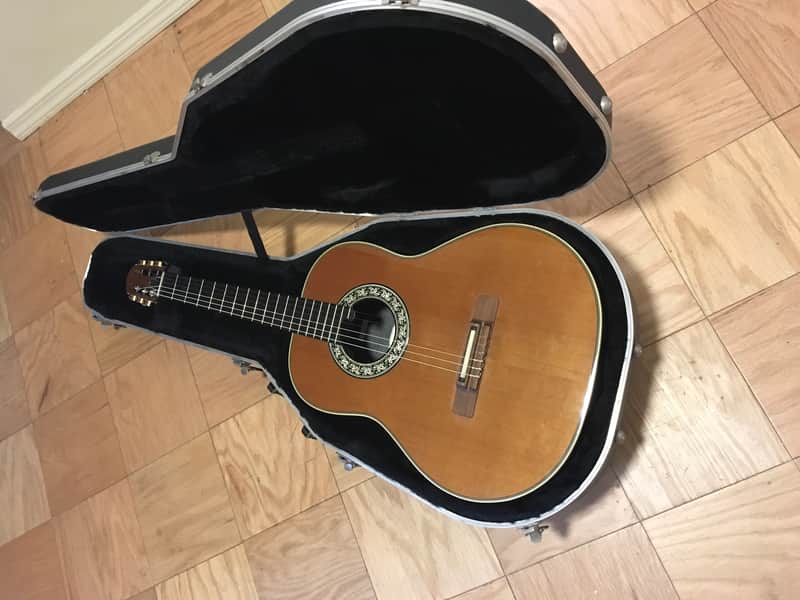 Ovation 1613-4 1972 Natural classic-electric guitar made in USA image 1