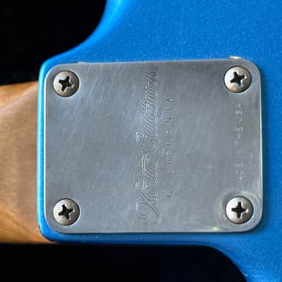 Xotic California Classic XSC-2 SSH, 2021-USA, Super Heavy Aging-Lake Placid Blue w/Roasted Flame Maple Neck image 20