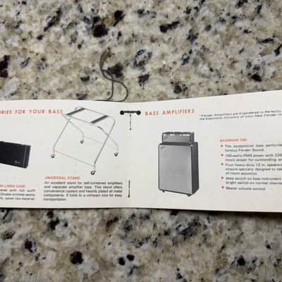 Fender Precision Bass manual 1976 image 5