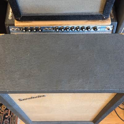 Vintage 1960s Danelectro DS-100 6x10" Guitar Half Stack Gray image 9