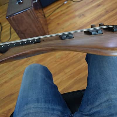 Warmoth Jazz Bass, Custom built solid walnut body! Wenge neck and ebony board, EMG's , Sweet! image 11