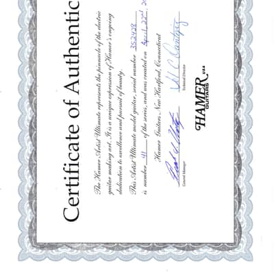 Hamer Artist Ultimate 2003 Cognac image 14