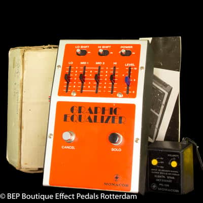 Monacor GC-1000 Graphic Equalizer aka " The  Impersonator " late 70's made in Japan image 1