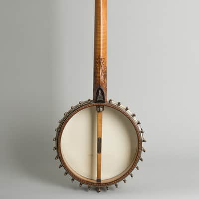 Fairbanks  Whyte Laydie # 7 5 String Banjo (1906), ser. #23847, period black hard shell case. image 2