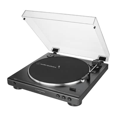 Audio-Technica AT-LP60X Belt-Drive Stereo Turntable with Amplifier System Bundle image 2