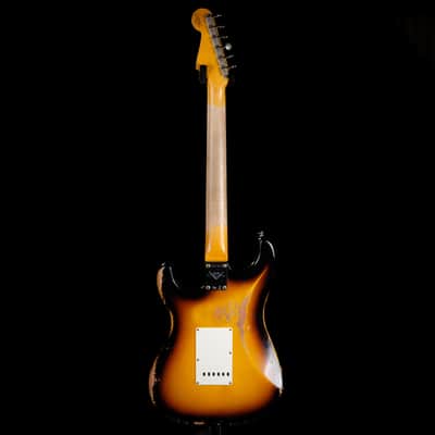 2024 Fender 1960 Stratocaster Heavy Relic - Faded Aged 3-Color Sunburst image 4