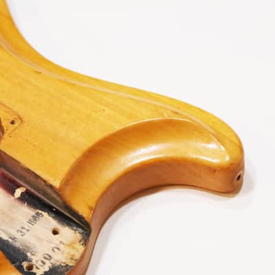 1966 Mosrite The Ventures Model Mark V Vintage Electric Guitar Body – Rare Original ’66 MK V German Carve Ventures II Part Made in Bakersfield CA (B802) image 15