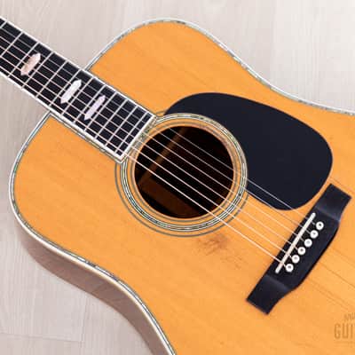 1973 Martin D-45 Vintage Dreadnought Acoustic Guitar w/ Case image 8