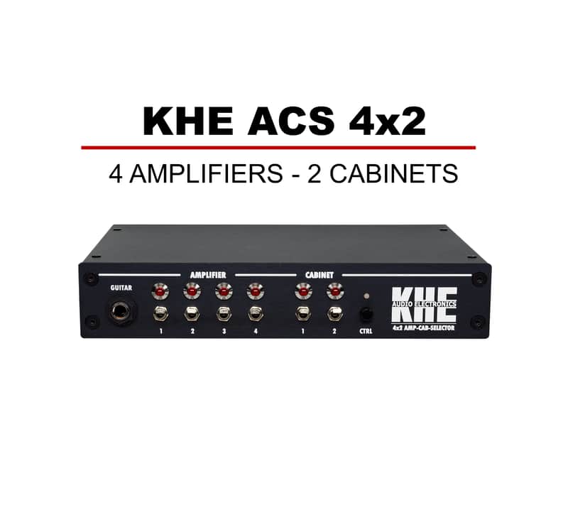 KHE Audio | ACS 4x2 | Guitar Amplifier Speaker Cabinet Switcher