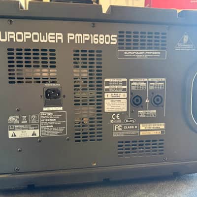 Behringer Europower PMP1680S 1600-Watt 10-Channel Powered Mixer 2010s - Black image 2