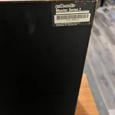 PAIR Polk Audio M5 Monitor Series 2- Early 80's image 6