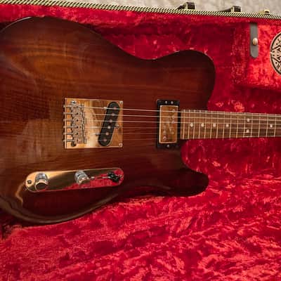 Fender American Select Carved Blackwood Top Telecaster SH 2013 - Black Cherry Burst image 5