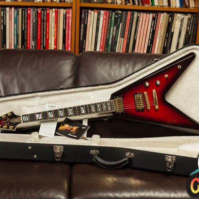 Gibson 50th Anniversary Flying V 2008 Guitar of the month GOTM Brimstone Burst -VIDEO- image 1