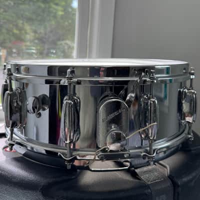 Slingerland 1980's Chrome over Steel Snare Drum image 2