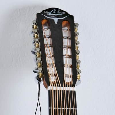 Oscar Schmidt OH52SE Acoustic-Electric Bajo Sexto w/ Gig Bag - Solid Cedar & Macassar Ebony image 12