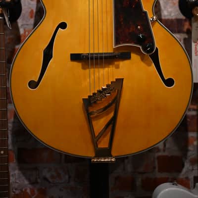 D'Angelico Premier EXL-1 Hollow Body Archtop - Satin Honey Blonde image 1