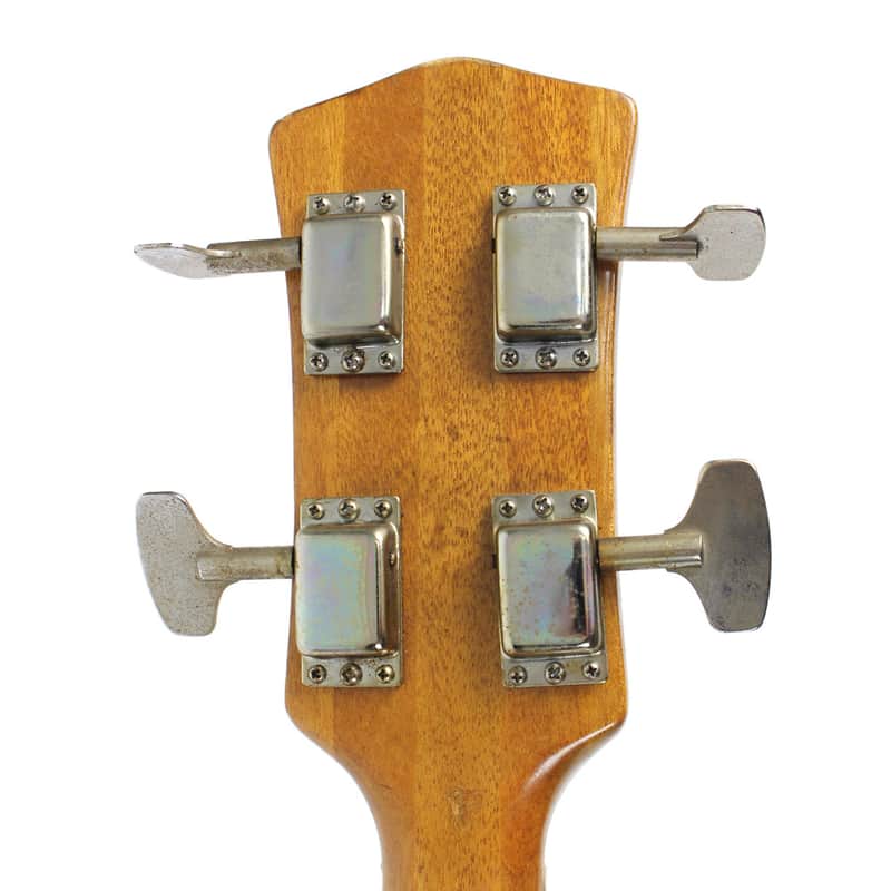 Vintage Aria Diamond Hollow Body Electric Bass in Sunburst | Reverb