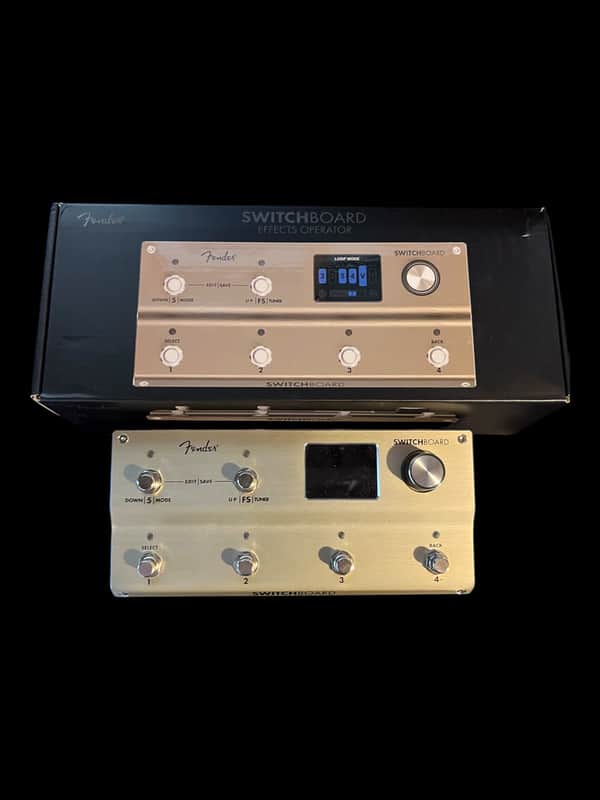 Fender Switchboard Effects Operator 2024 - Present - Gold X8030 image 1