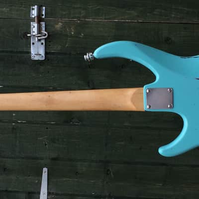 Recaster Bombora Bass relic Daphne Blue surf bass image 13
