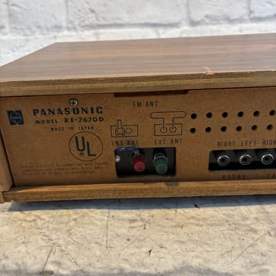 Panasonic RE-7670D AM/FM Multiplex Stereo Receiver (1970s) - Classic Wood Case image 6