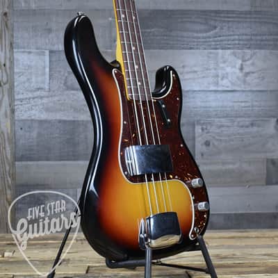 Mint Fender James Jamerson 1962 Precision Bass - 3-Tone Sunburst with Hardshell Case image 10