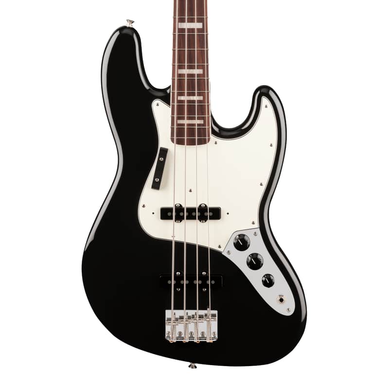 Fender Vintera III Early '70s Jazz Bass Rosewood Black w/bag image 1