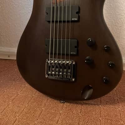 Ibanez SRC6-WNF Bass Workshop Soundgear 2017 Walnut Flat image 10