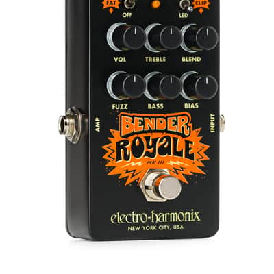Electro-Harmonix Bender Royale Fuzz Classic Germanium Fuzz Black - Brand New / Authorized Dealer image 3