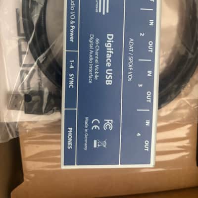 RME Digiface USB 66-Channel ADAT to USB Interface 2010s - Silver/Blue image 2