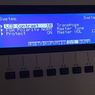 New blue display for Kawai K5000R / K5000S / K5000W image 3
