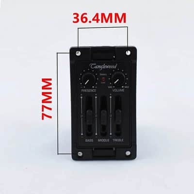 Tanglewood Acoustic Guitar EQ Pickup Preamp Equalizer D7E-S image 3
