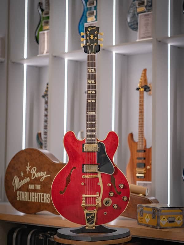 Gibson Custom Shop Murphy Lab Back To The Future '55 ES-345 "Reissue" Light Aged 2025 - Cherry Red image 1