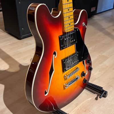 Fender - Modern Player Starcaster 3 Tone Sunburst - Maple ( No Case Or Bag) - USED image 3