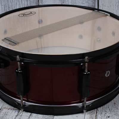 Pearl EX Export Series 6 Piece Drum Set with 22 Bass Wine Red w Black Hardware image 9