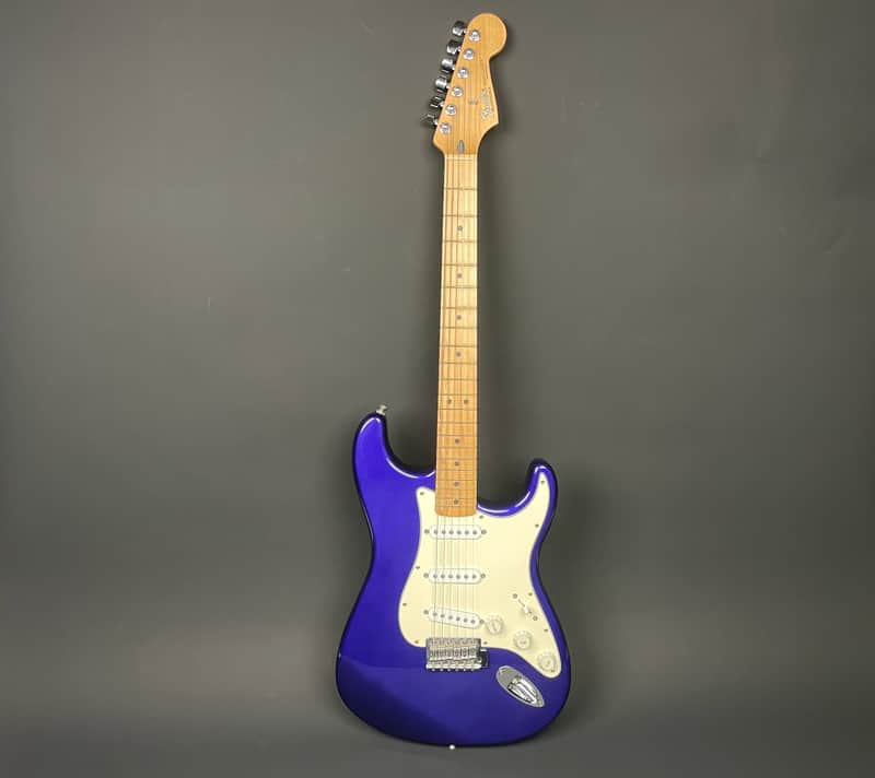 Fender Standard Stratocaster MIM Midnight Blue Maple Neck 2000 w/ Fender Tweed Hard Case image 1