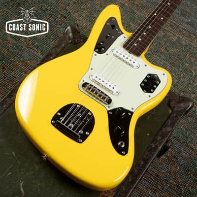 2026 Fender FSR Traditional 60s Jaguar Made in Japan MIJ Graffiti Yellow image 8